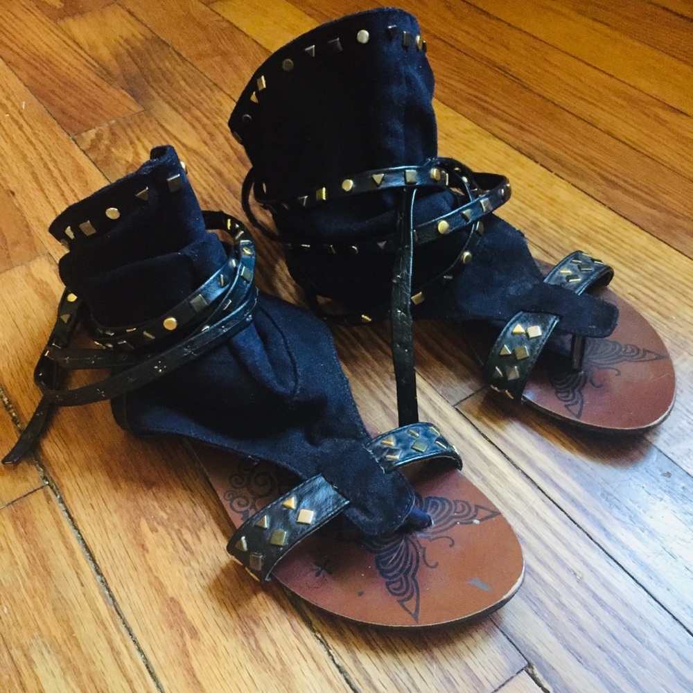 Not Rated Suede Sandal Booties